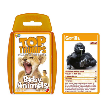 Cute Animals Top Trumps 3 Pack Bundle - Bộ 3 Trò Chơi Thẻ Bài Động Vật - Winning Moves - Hình ảnh chi tiết 2