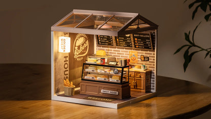 Rolife Golden Wheat Bakery DW005B - Mô hình nhà nhựa DIY Super Creator - Rolife