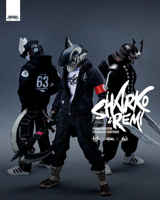 Sharko & Remi 1/6 Action Figure (Fortress Black Edition) - Mô hình hành động cao cấp Devil Toys x Chk Dsk x Quiccs