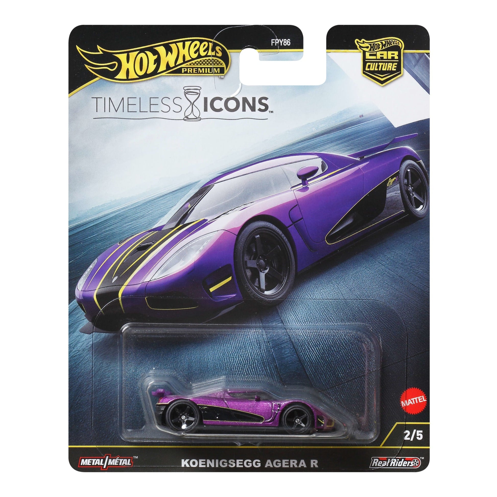 Hot Wheels Premium Car Culture 2-Pack 2004 Volkswagen Gold R32 & Volkswagen Golf MK7