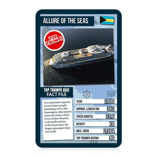 World Famous Ships Top Trumps Card Game - Trò chơi thẻ bài giáo dục - Winning Moves - Hình ảnh chi tiết 2