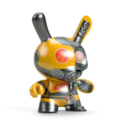 DAIROBO-B MECHA HALF RAY 5" DUNNY YELLOW EDITION - Mô Hình Art Toy Giới Hạn Kidrobot x Dolly Oblong