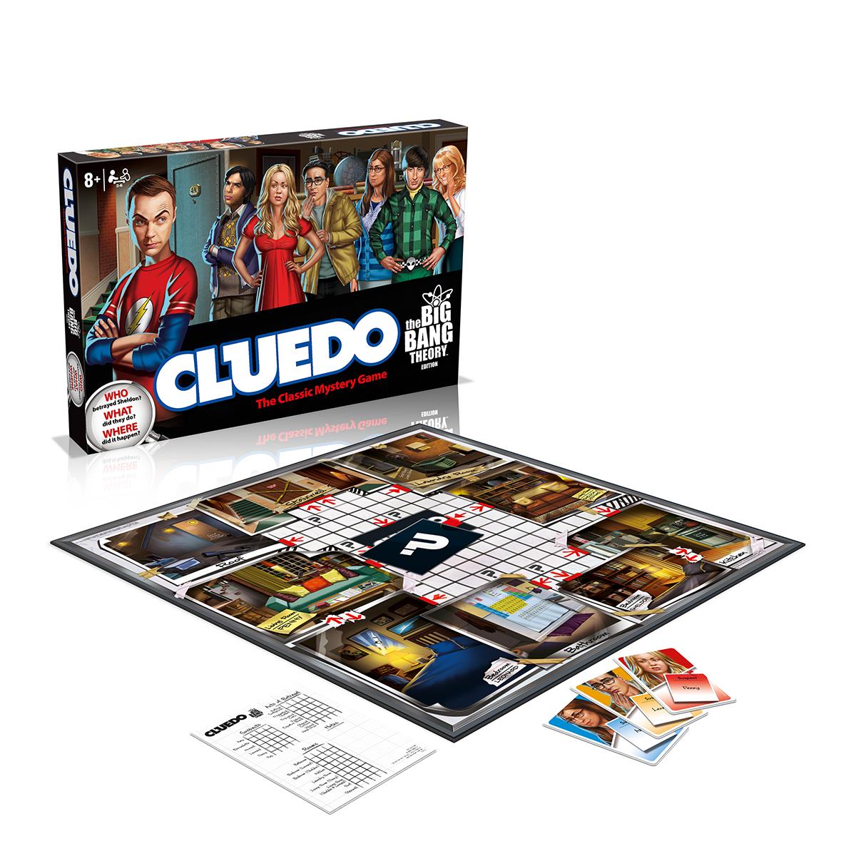 The Big Bang Theory Cluedo Mystery Board Game - Trò Chơi Thám Tử Giải Đố - Winning Moves - Hình ảnh chi tiết 2