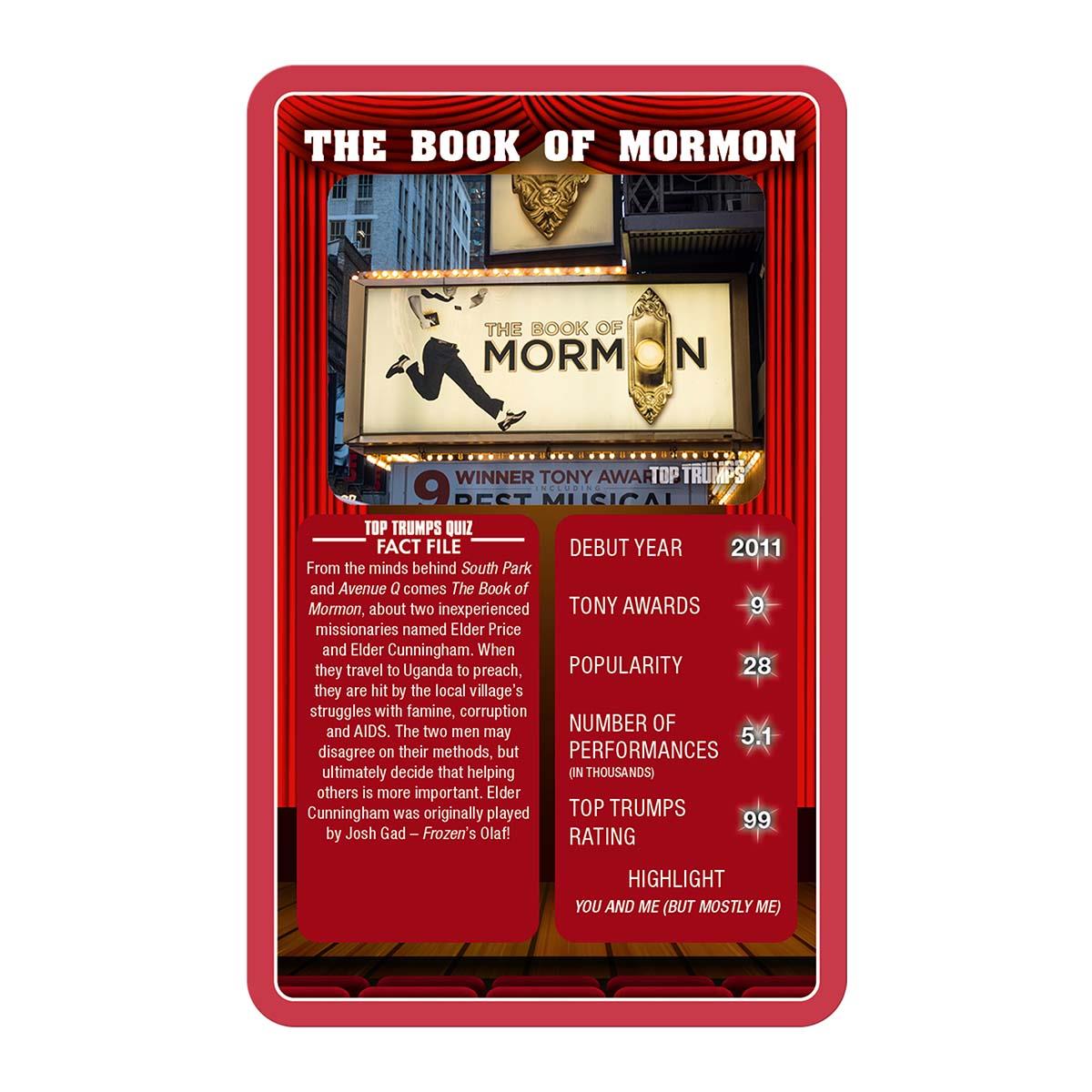 Musicals Top Trumps Limited Edition Card Game - Trò Chơi Thẻ Bài Nhạc Kịch Broadway - Winning Moves - Góc nhìn khác 3