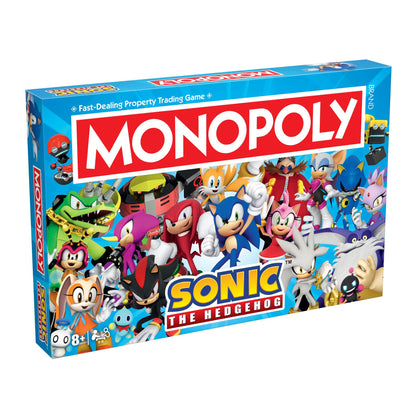 Sonic the Hedgehog Monopoly Board Game - Board Game Gia Đình - Winning Moves - Hình ảnh sản phẩm