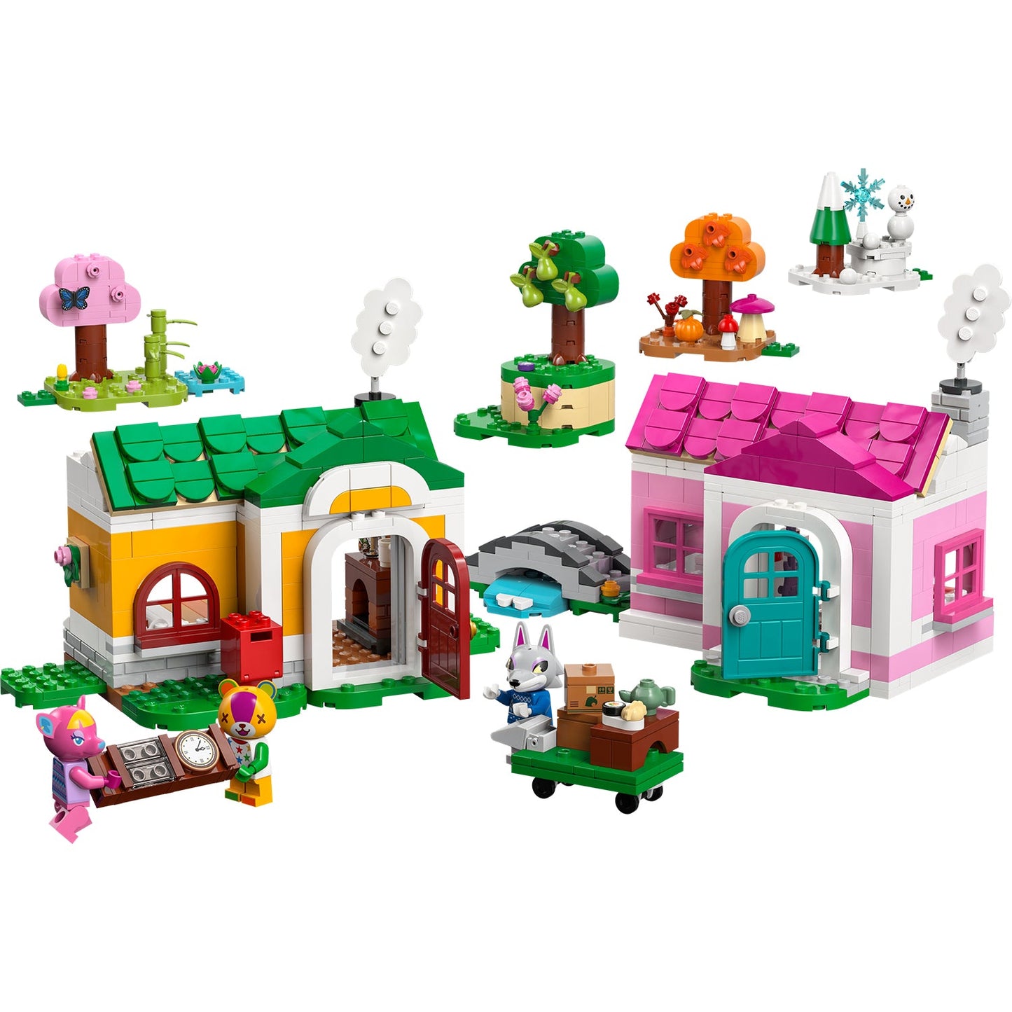 LEGO® Animal Crossing™ Creative Houses: Seasons of Fun (77057) - Bộ Đồ Chơi Lắp Ráp Ngôi Nhà Bốn Mùa - Hình ảnh chi tiết 2