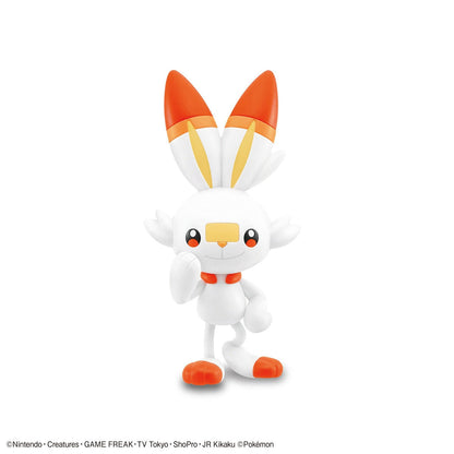 PLAMO QUICK 05 SCORBUNNY - Mô hình lắp ráp Pokemon - Bandai Model Kit