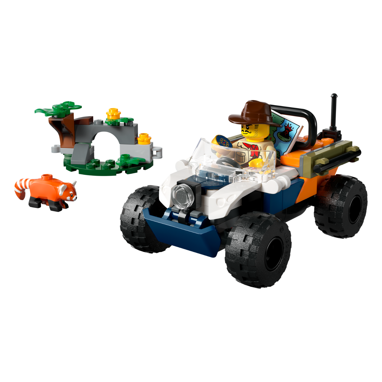 LEGO® City Jungle Explorer ATV Red Panda Mission - Xe Địa Hình Thám Hiểm Gấu Trúc Đỏ - LEGO 60424 - Hình ảnh chi tiết 2