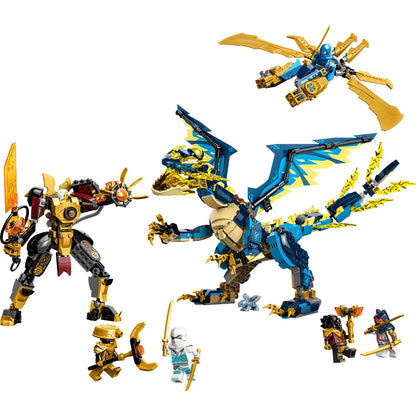 LEGO® NINJAGO® Elemental Dragon vs. The Empress Mech 71796 - Bộ Lắp Ráp Rồng Và Robot Chiến Đấu LEGO - Hình ảnh chi tiết 2