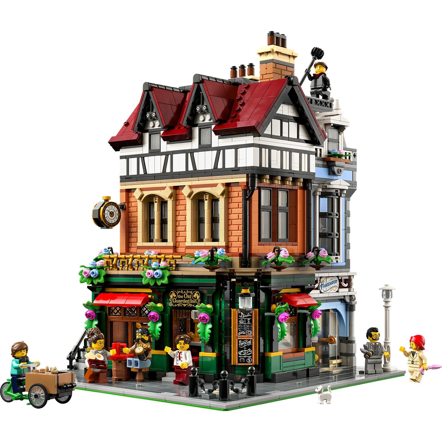 LEGO® ICONS™ Tudor Corner - Bộ Lắp Ráp Góc Phố Tudor - LEGO 10350 - Hình ảnh chi tiết 2