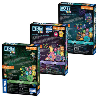 EXIT Game Kids Three-Pack Bundle - Bộ 3 Trò Chơi Giải Đố Thoát Hiểm Cho Bé - Thames & Kosmos Thames & Kosmos - ảnh 1 - Board 