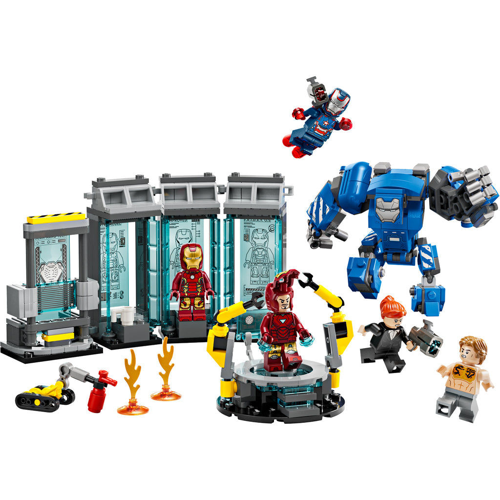 LEGO® Marvel Iron Mans Laboratory: Hall of Armor - Đồ Chơi Lắp Ráp Phòng Thí Nghiệm Iron Man - LEGO 76315 - Hình ảnh chi tiết 2