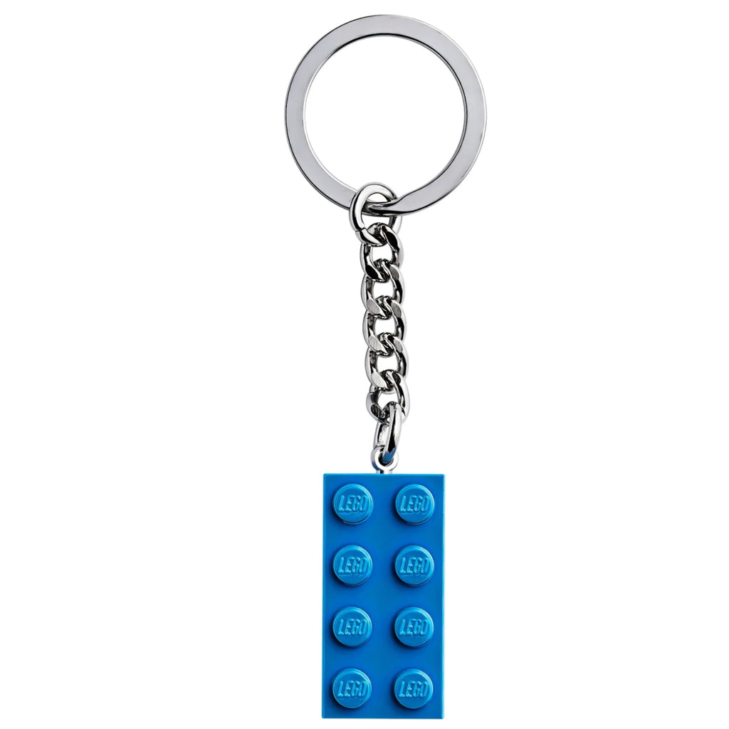 LEGO® Keyring 2x4 Stud – Bright Blue - Móc Khóa Gạch LEGO Xanh Dương - LEGO 853993 - Hình ảnh chi tiết 2