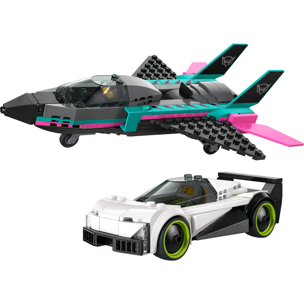LEGO® City Jet vs. Car - Đồ Chơi Lắp Ráp Máy Bay & Siêu Xe - LEGO 60489 - Hình ảnh chi tiết 2