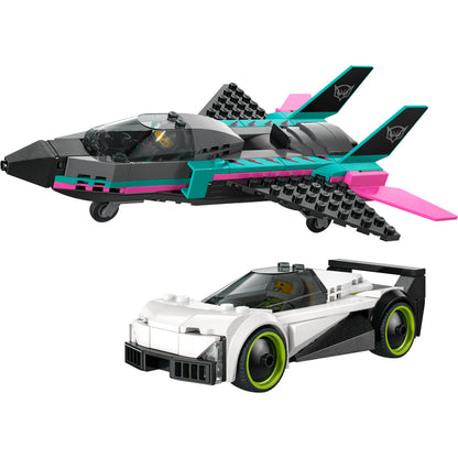 LEGO® City Jet vs. Car - Đồ Chơi Lắp Ráp Máy Bay & Siêu Xe - LEGO 60489 - Hình ảnh chi tiết 2