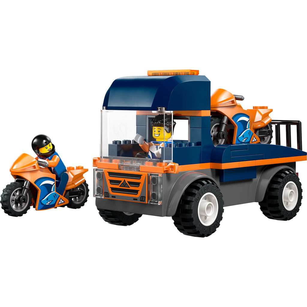 LEGO® City Motorcycle Transporter - Xe Tải Chở Xe Máy Đồ Chơi LEGO 60491 - Hình ảnh chi tiết 2