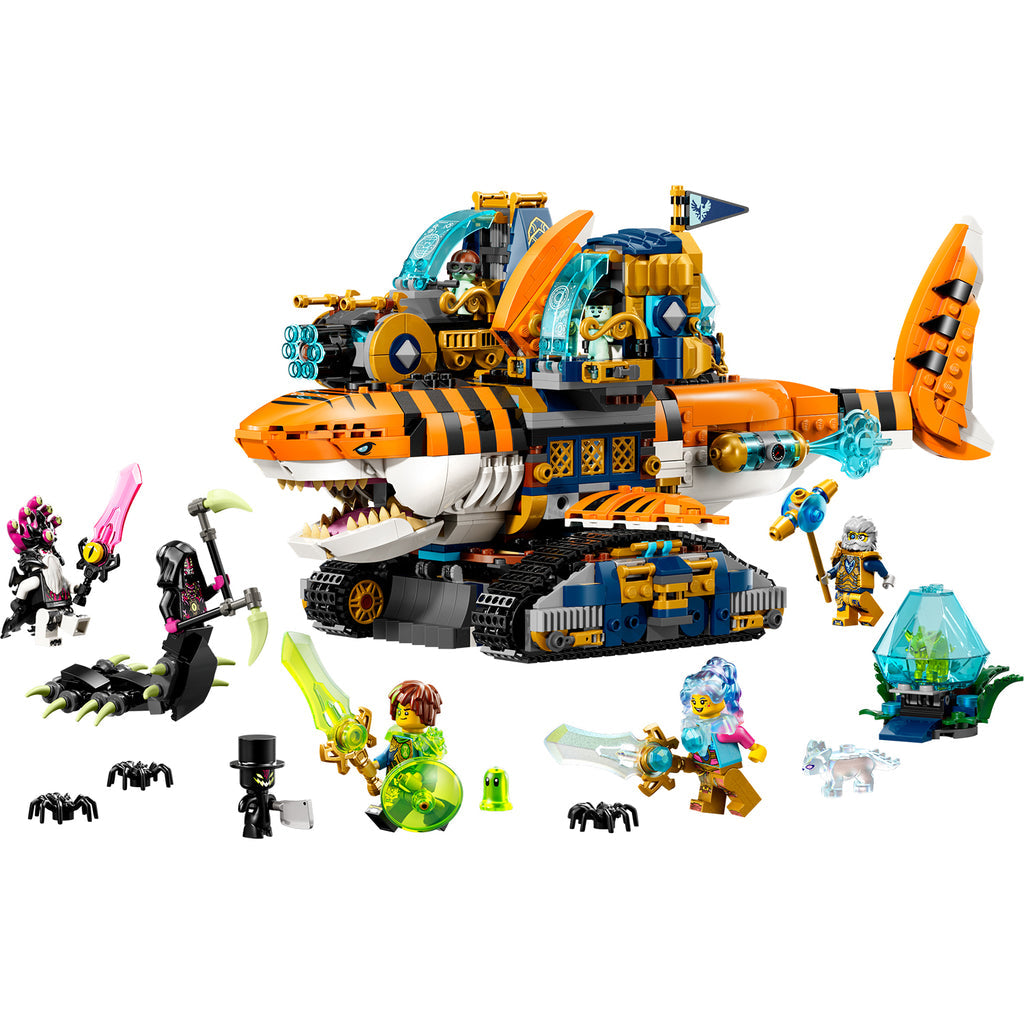 LEGO® DREAMZzz™ Tiger Shark Tank - Đồ chơi lắp ráp Xe tăng Cá mập Hổ 2 trong 1 - LEGO 71515 - Hình ảnh chi tiết 2