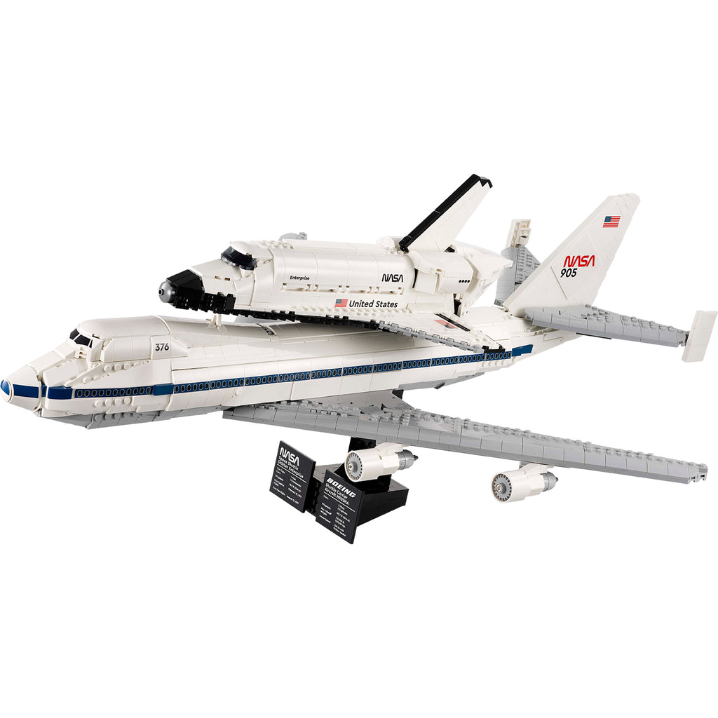 LEGO® ICONS™ Shuttle Carrier Aircraft - Mô Hình Máy Bay Boeing 747 Và Tàu Con Thoi NASA Enterprise - LEGO 10360 - Hình ảnh chi tiết 2