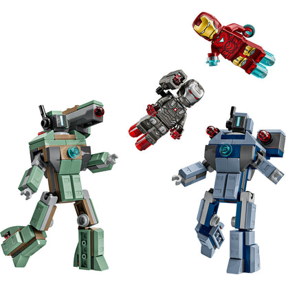 LEGO® Marvel Iron Man & War Machine vs. Hammer Drones - Đồ Chơi Lắp Ráp Siêu Anh Hùng LEGO 76320 - Hình ảnh chi tiết 2