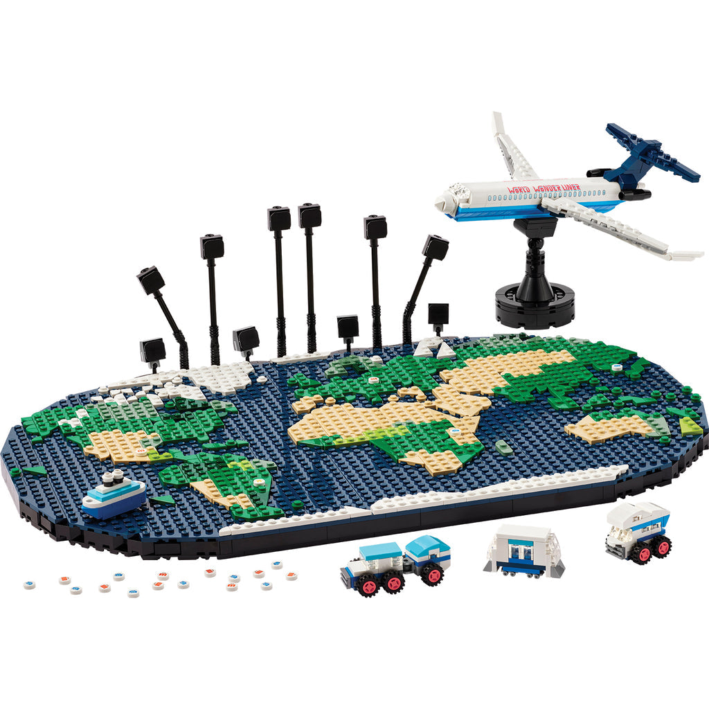 LEGO® Travel Moments - Bộ Lắp Ráp Bản Đồ Thế Giới & Kỷ Niệm Du Lịch - LEGO 41838 - Hình ảnh chi tiết 2
