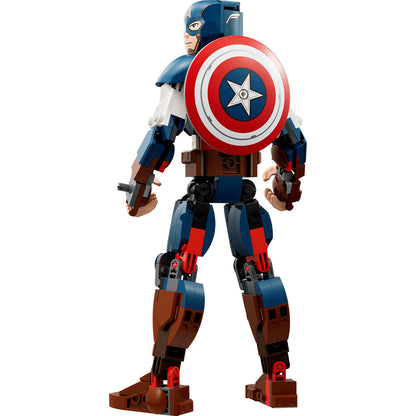 LEGO® Marvel Captain America Construction Figure - Mô hình lắp ráp Đội trưởng Mỹ - LEGO 76258 - Hình ảnh chi tiết 2