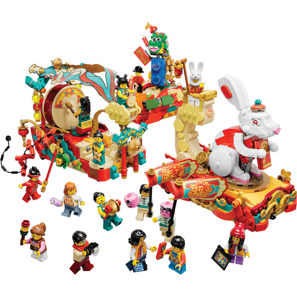 LEGO® Lunar New Year Parade - Bộ Lắp Ráp Diễu Hành Tết Nguyên Đán - LEGO 80111 - Hình ảnh chi tiết 2