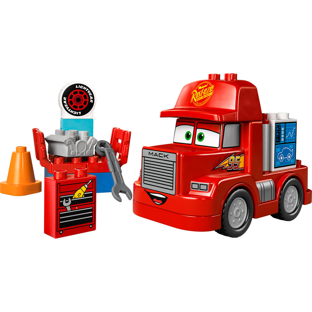 LEGO® DUPLO™ Mack at the Race - Đồ Chơi Lắp Ráp Xe Tải Mack Disney Pixar - LEGO 10417 - Hình ảnh chi tiết 2