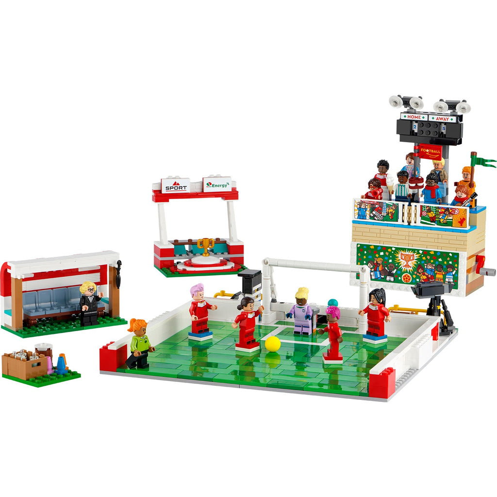 LEGO® Icons of Play - Bộ Lắp Ráp Sân Bóng Đá Thể Thao - LEGO 40634 - Hình ảnh chi tiết 2