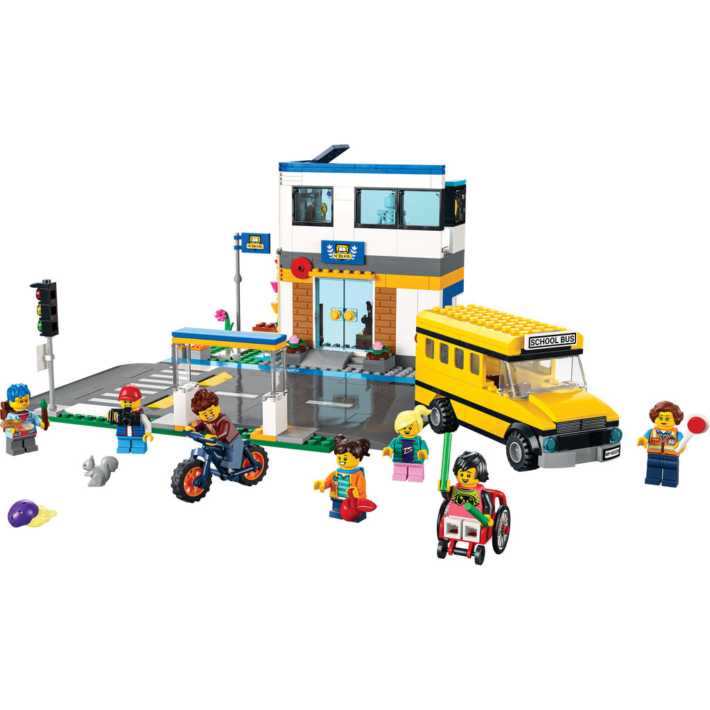 LEGO® City School Day - Bộ Đồ Chơi Lắp Ráp Trường Học 60329 - LEGO City - Hình ảnh chi tiết 2