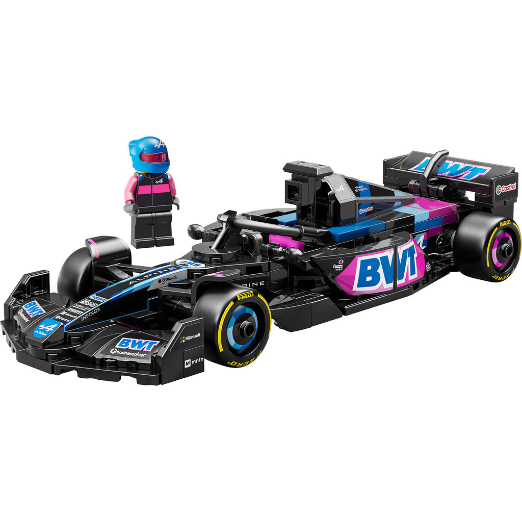 LEGO® Speed Champions - BWT Alpine F1® Team A524 Race Car Đồ Chơi Lắp Ráp Xe Đua F1 - Hình ảnh chi tiết 2