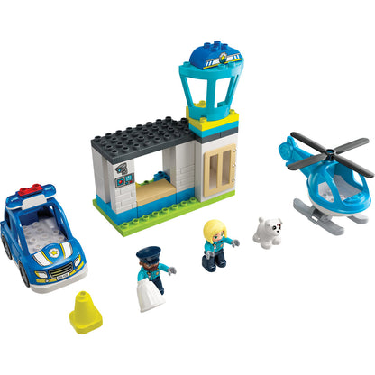 LEGO® DUPLO™ Rescue Police Station & Helicopter - Bộ Đồ Chơi Trạm Cảnh Sát & Trực Thăng Cứu Hộ - LEGO 10959 - Hình ảnh chi tiết 2
