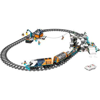 LEGO® City Explorer's Arctic Polar Express Train - Tàu Hỏa Thám Hiểm Bắc Cực Điều Khiển Từ Xa - LEGO 60470 - Hình ảnh chi tiết 2