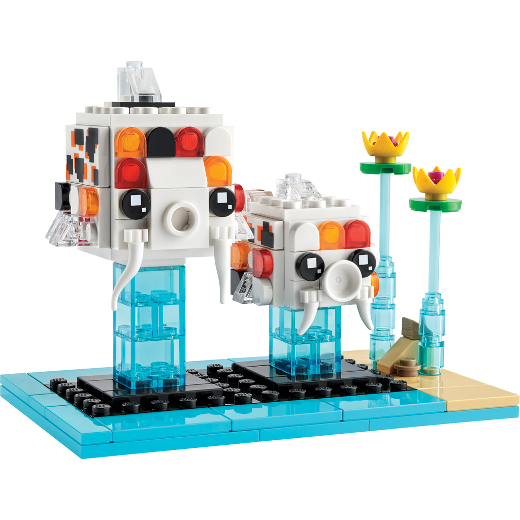 LEGO® BrickHeadz™ Koi Fish - Mô Hình Lắp Ráp Cá Koi - LEGO 40545 - Hình ảnh chi tiết 2