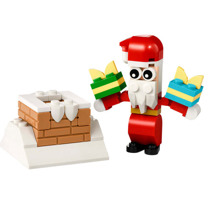 LEGO® Creator Christmas Chimney Fun with Santa - Đồ chơi lắp ráp Giáng sinh LEGO 30692 - Hình ảnh chi tiết 2