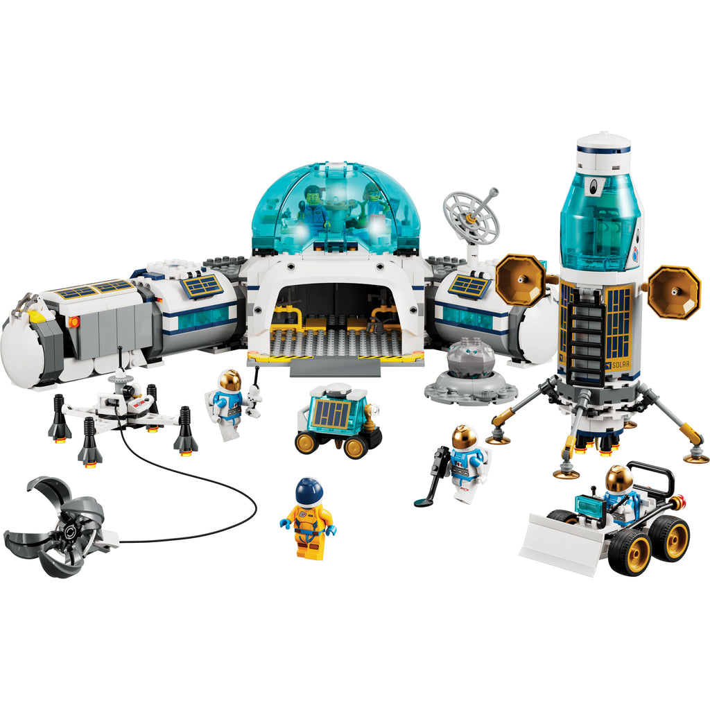 LEGO® City Lunar Research Base - Trạm Nghiên Cứu Mặt Trăng LEGO 60350 - Hình ảnh chi tiết 2