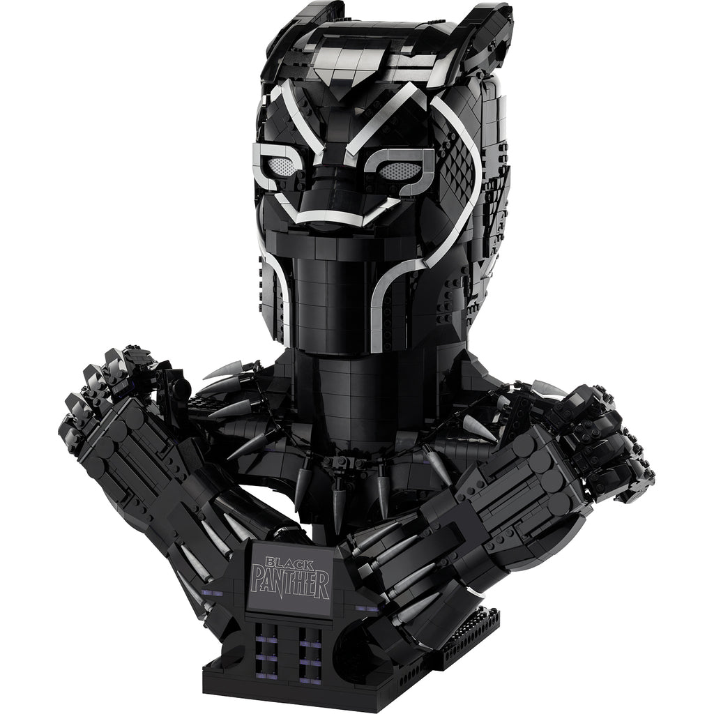 LEGO® Marvel Black Panther Bust - Mô Hình Lắp Ráp Vua T’Challa - LEGO 76215 - Hình ảnh chi tiết 2