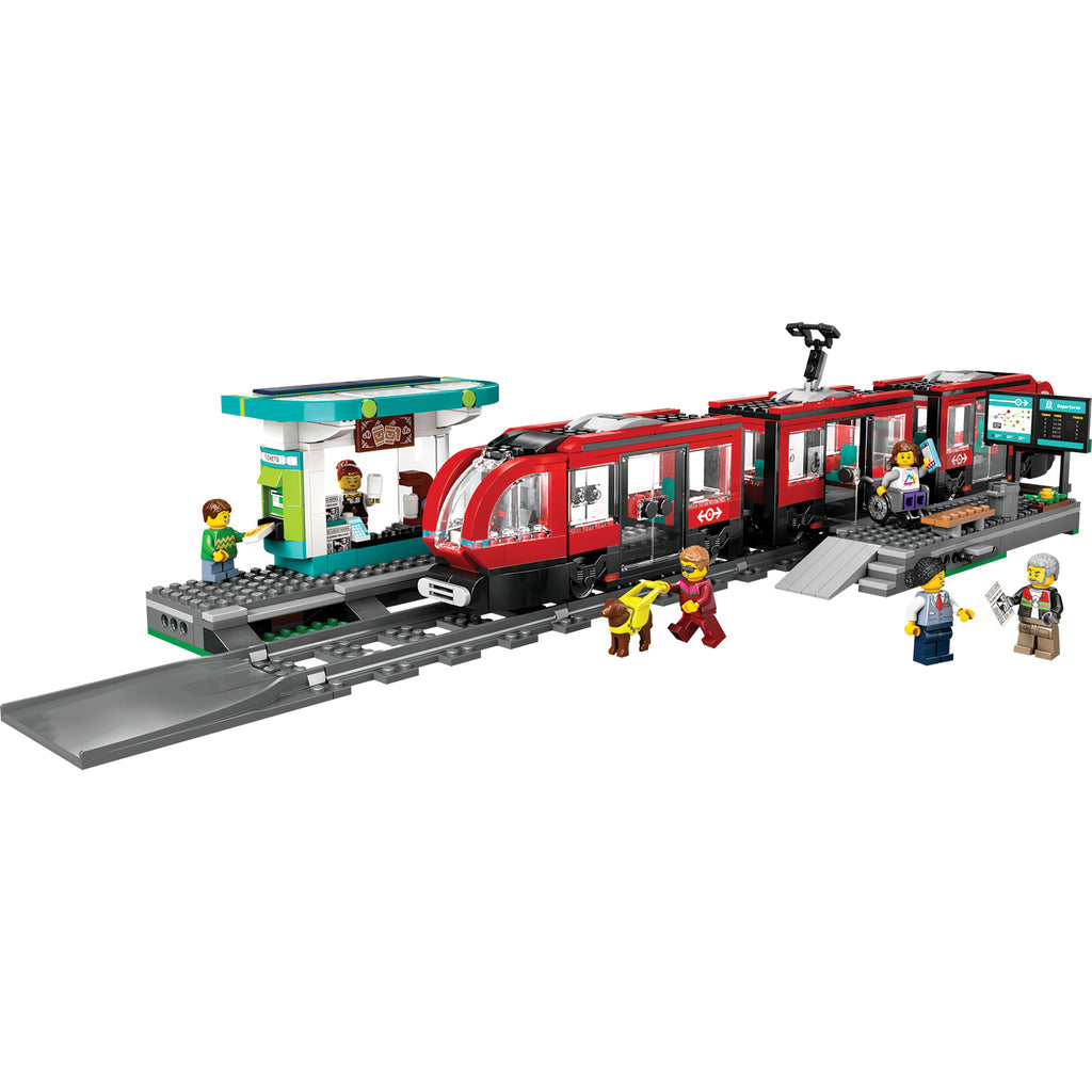LEGO® City Downtown Tram and Station - Xe Điện Và Nhà Ga Trung Tâm - LEGO 60423 - Hình ảnh chi tiết 2