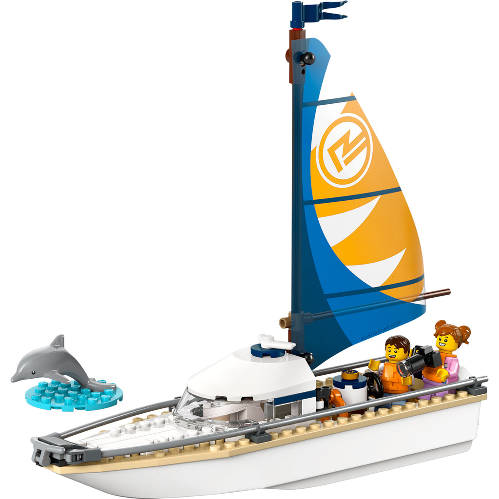 LEGO® City Sailboat - Đồ Chơi Lắp Ráp Thuyền Buồm LEGO 60438 - Hình ảnh chi tiết 2