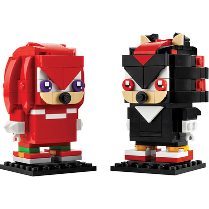LEGO® BrickHeadz™ Sonic the Hedgehog™: Knuckles & Shadow - Bộ Đồ Chơi Lắp Ráp Nhân Vật LEGO 40672 - Hình ảnh chi tiết 2