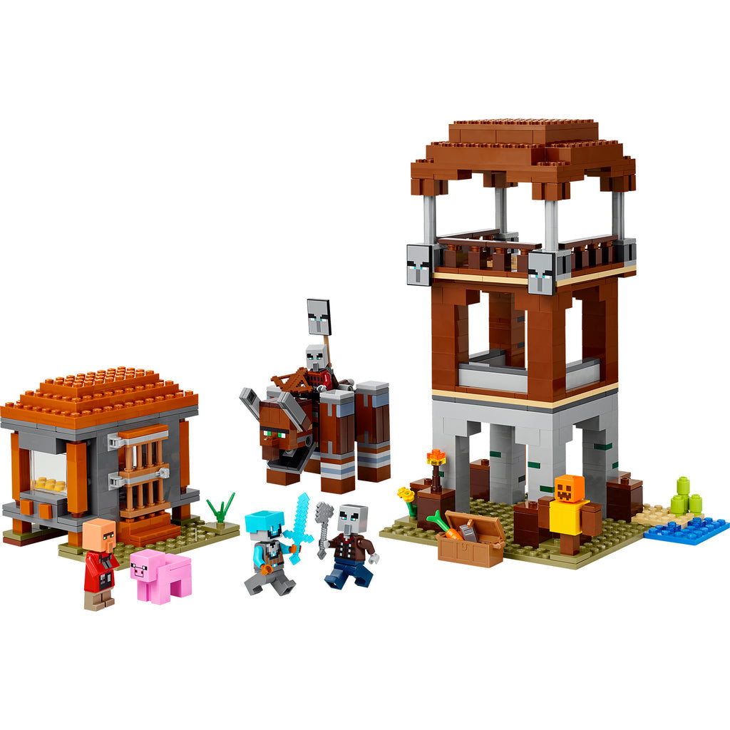 LEGO® Minecraft® The Pillager Outpost and Ravager - Đồ Chơi Lắp Ráp Thế Giới Minecraft - LEGO 21278 - Hình ảnh chi tiết 2