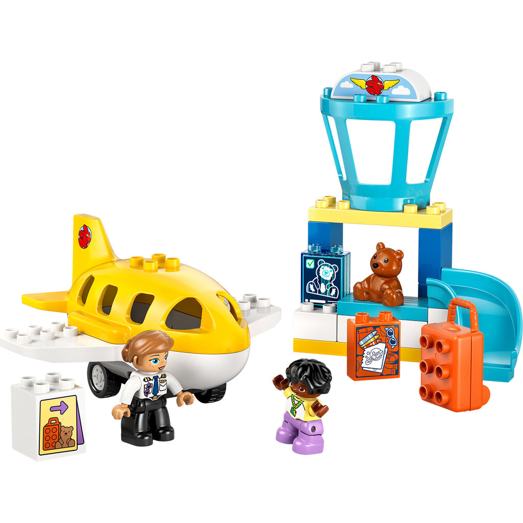 LEGO® DUPLO™ First Time at the Airport - Bộ Đồ Chơi Lắp Ráp Chuyến Bay Đầu Tiên - LEGO 10443 - Hình ảnh chi tiết 2