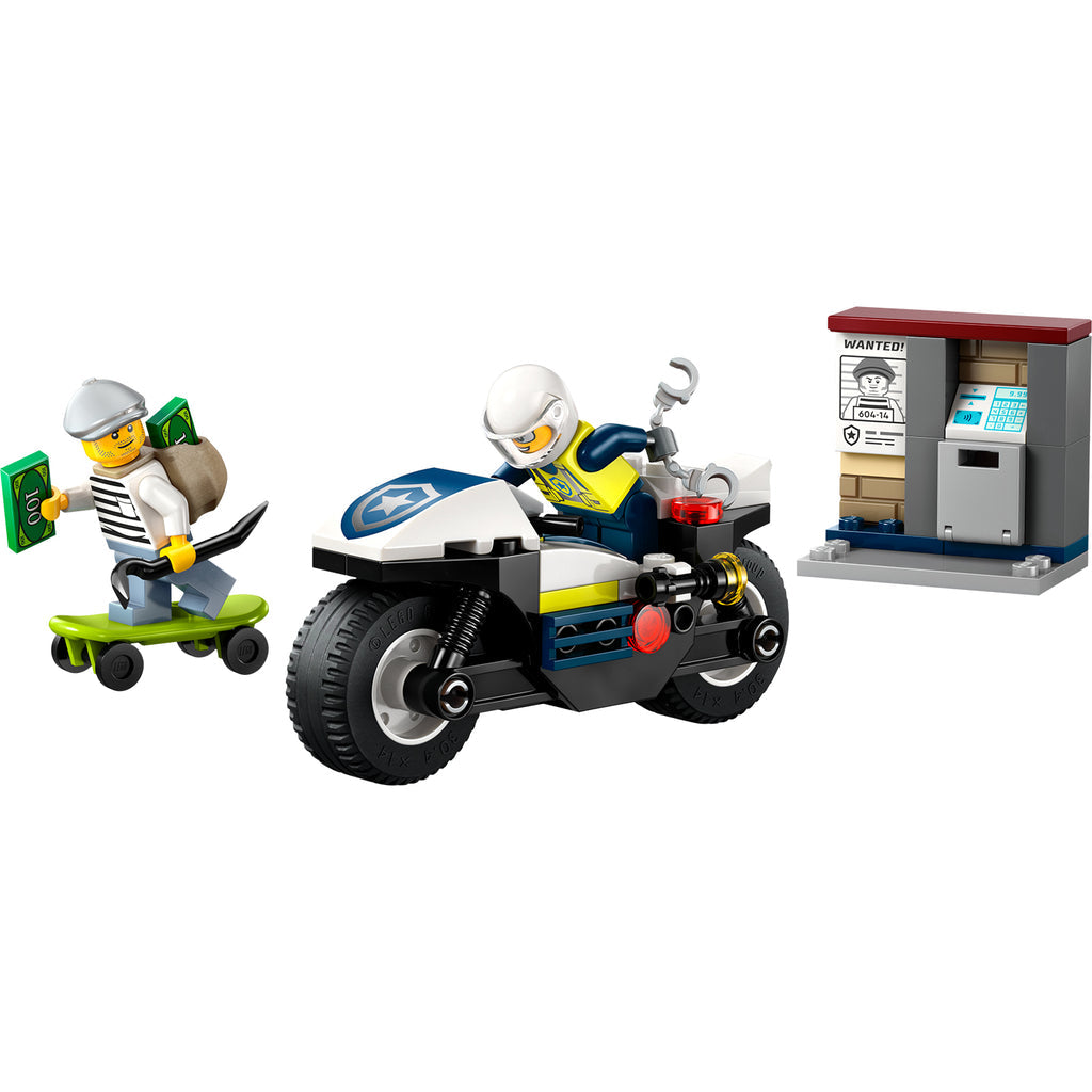 LEGO® City Police Motorcycle Chase - Đồ Chơi Lắp Ráp Xe Máy Cảnh Sát - LEGO 60455 - Hình ảnh chi tiết 2
