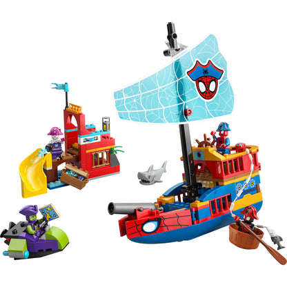 LEGO® Marvel Spidey and His Amazing Friends Team Spidey Pirate Ship - Đồ Chơi Lắp Ráp Tàu Hải Tặc 11208 - Hình ảnh chi tiết 2