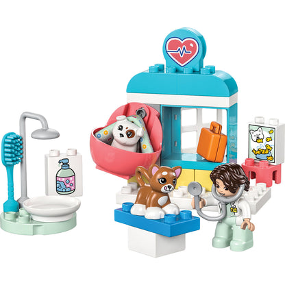 LEGO® DUPLO™ Visit to the Vet Clinic - Đồ Chơi Lắp Ráp Trạm Thú Y Cho Bé - LEGO 10438 - Hình ảnh chi tiết 2