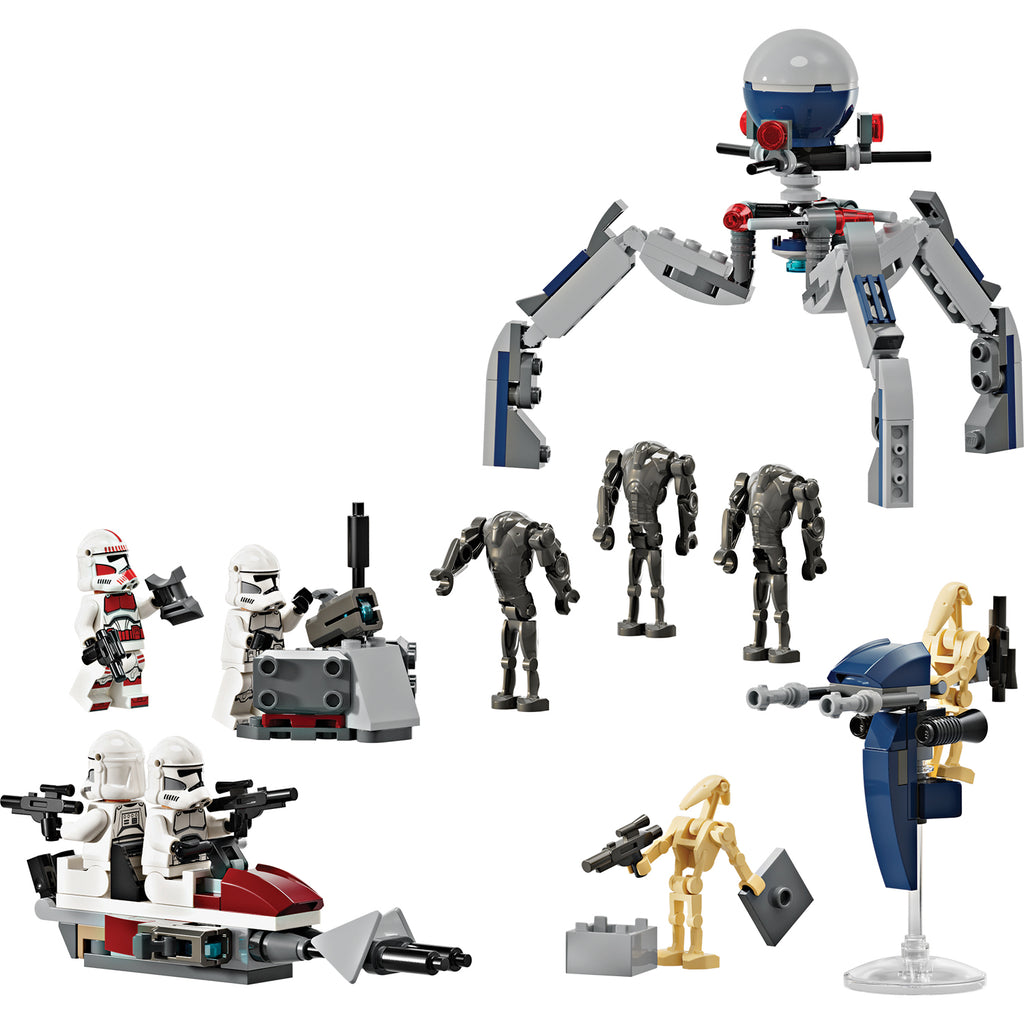LEGO® Star Wars™ Clone Trooper™ & Battle Droid™ Battle Pack - Bộ Đồ Chơi Lắp Ráp Trận Chiến LEGO 75372 - Hình ảnh chi tiết 2