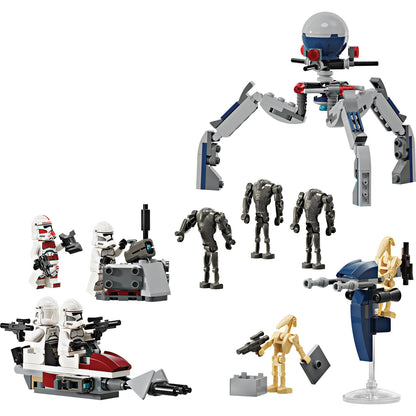 LEGO® Star Wars™ Clone Trooper™ & Battle Droid™ Battle Pack - Bộ Đồ Chơi Lắp Ráp Trận Chiến LEGO 75372 - Hình ảnh chi tiết 2