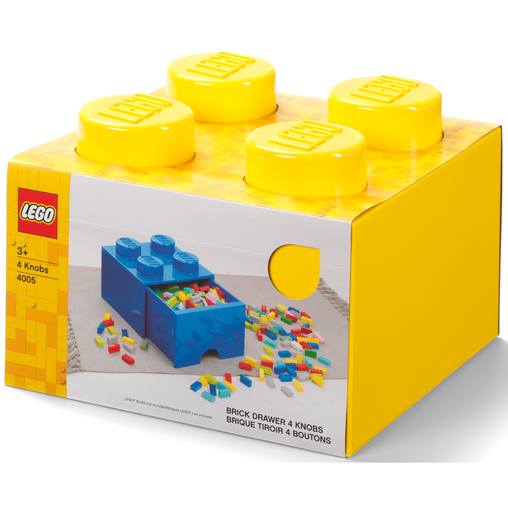 LEGO Brick Drawer 4 - Yellow - Ngăn Kéo Đựng Đồ Chơi LEGO Chính Hãng - Hình ảnh sản phẩm