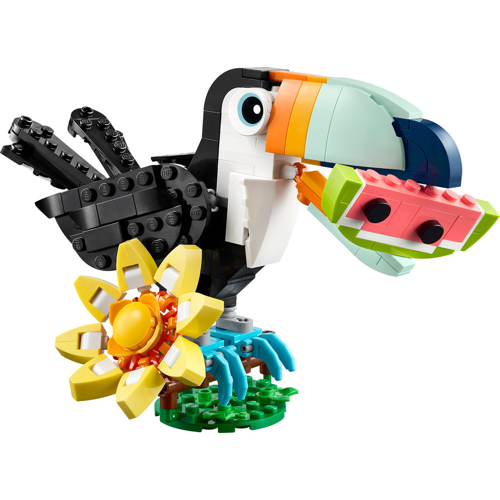 LEGO® Creator 3-in-1 Wild Animals: Tropical Toucan - Đồ chơi lắp ráp 3 trong 1 - LEGO 31173 - Hình ảnh chi tiết 2