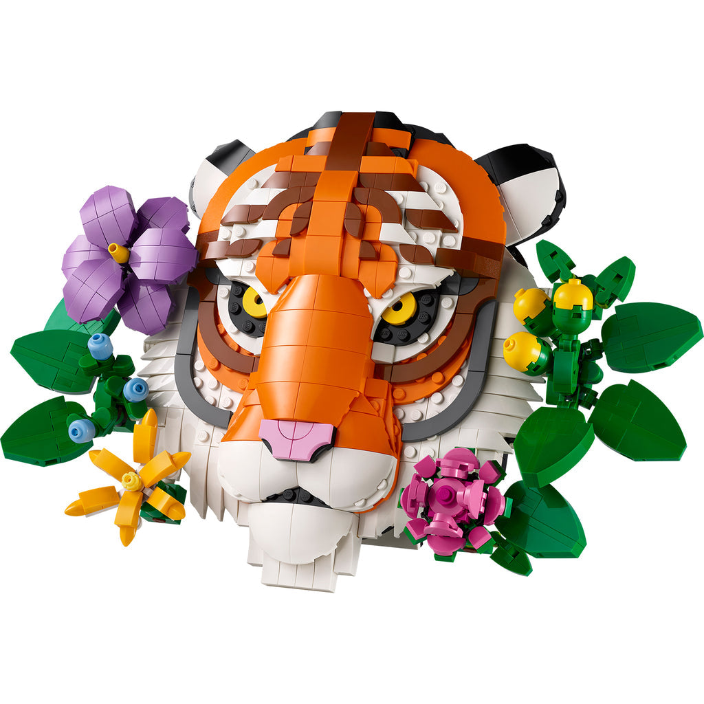 LEGO® Art: The Fauna Collection - Tiger - Mô Hình Lắp Ráp Tranh Nghệ Thuật 3D Hình Hổ - LEGO 31217 - Hình ảnh chi tiết 2