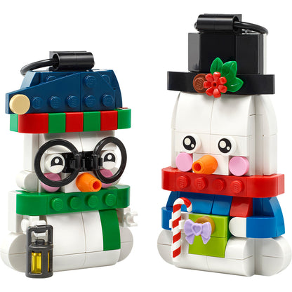 LEGO® Snowman Ornaments - Bộ Lắp Ráp Người Tuyết Trang Trí Giáng Sinh (40812) - Hình ảnh chi tiết 2